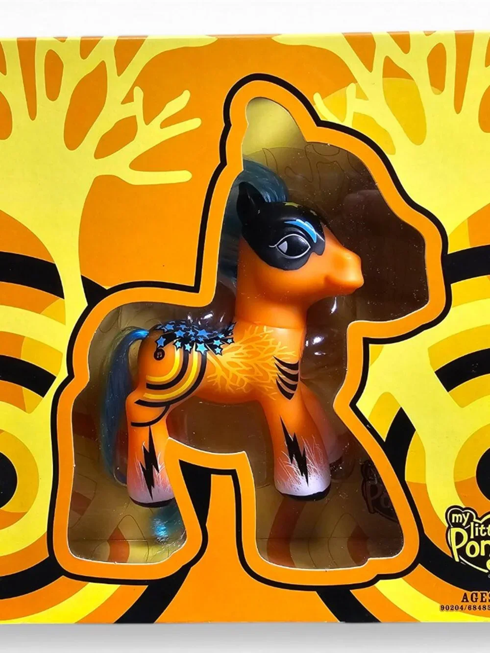 Hasbro My Little Pony Pop Art Pony Orange Blue Hair Exclusive NEW G3 MLP 2008